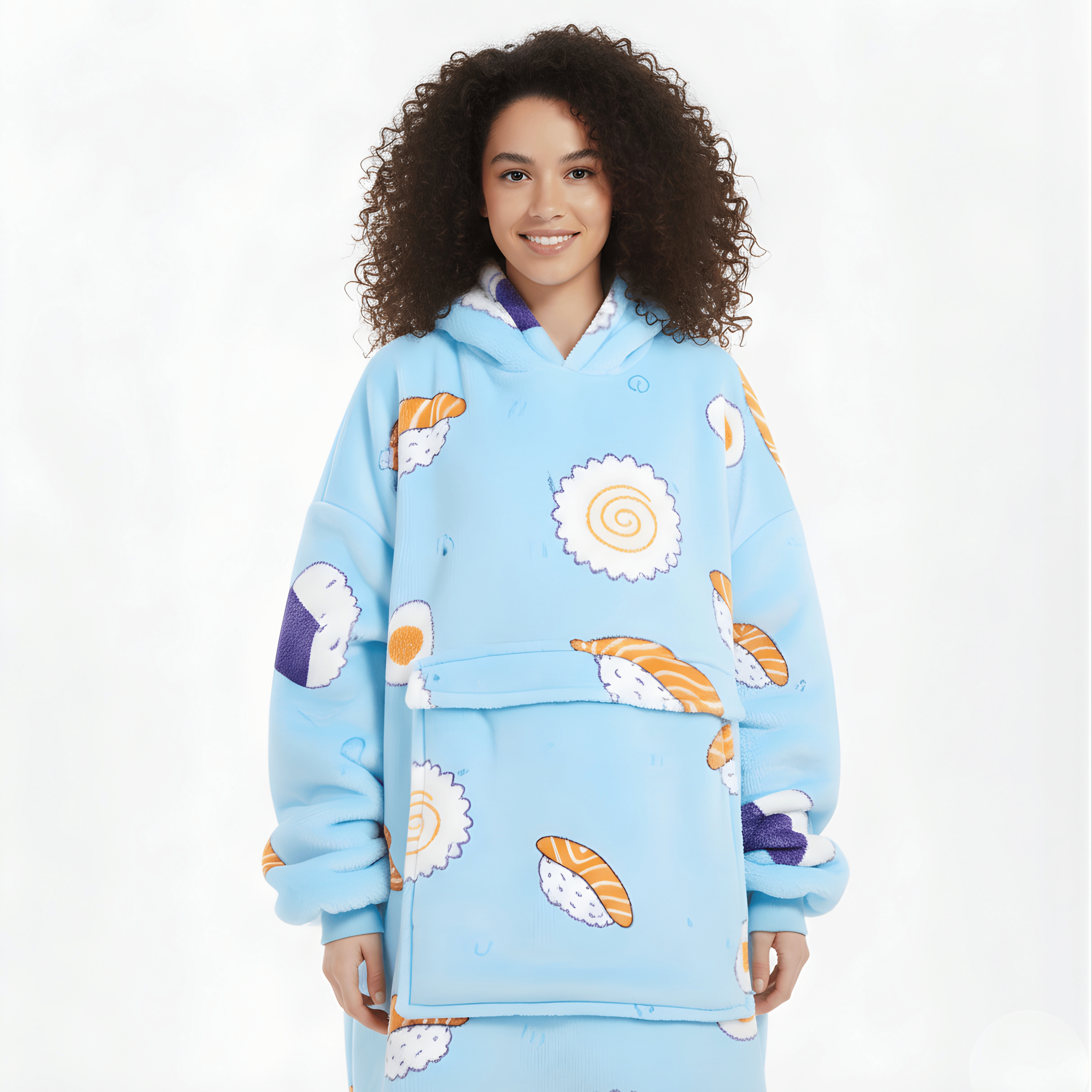Nuvy Sushi | Felpa effetto coperta