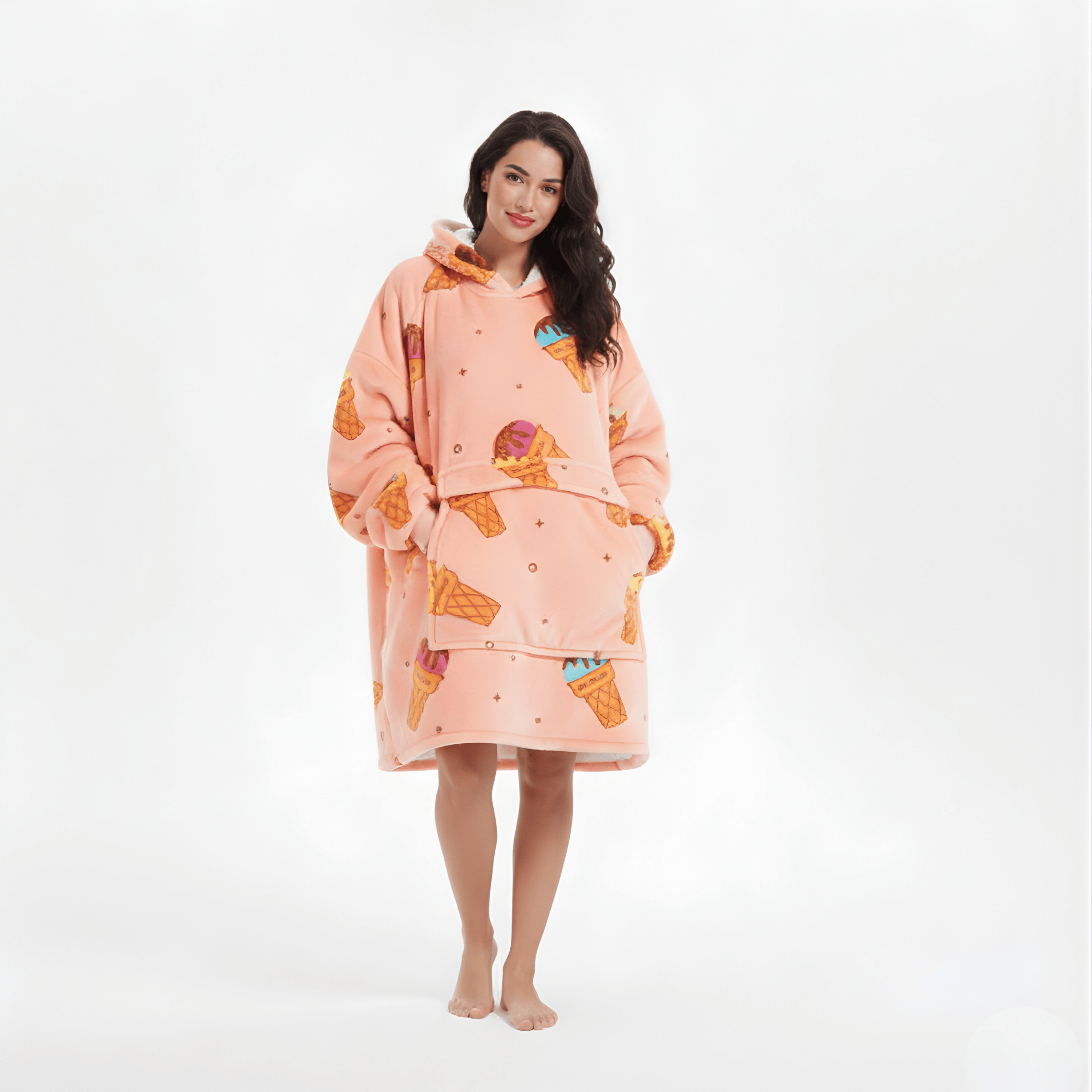 Nuvy Gelato | Felpa effetto coperta