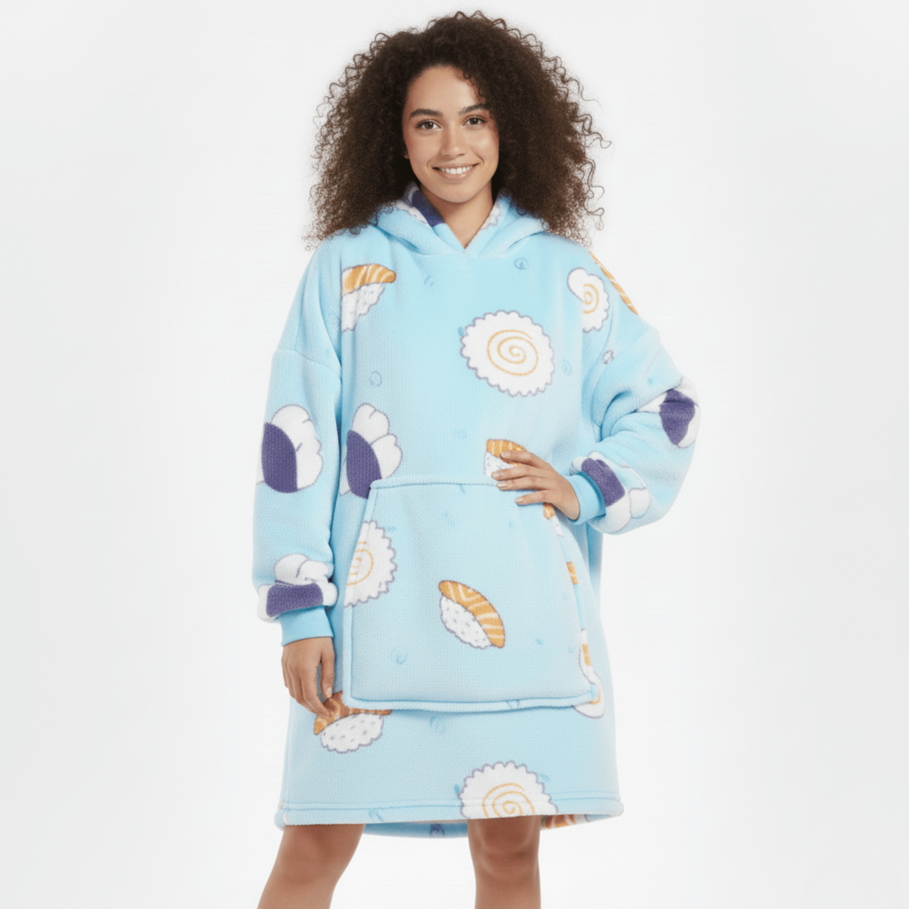 Nuvy Sushi | Felpa effetto coperta